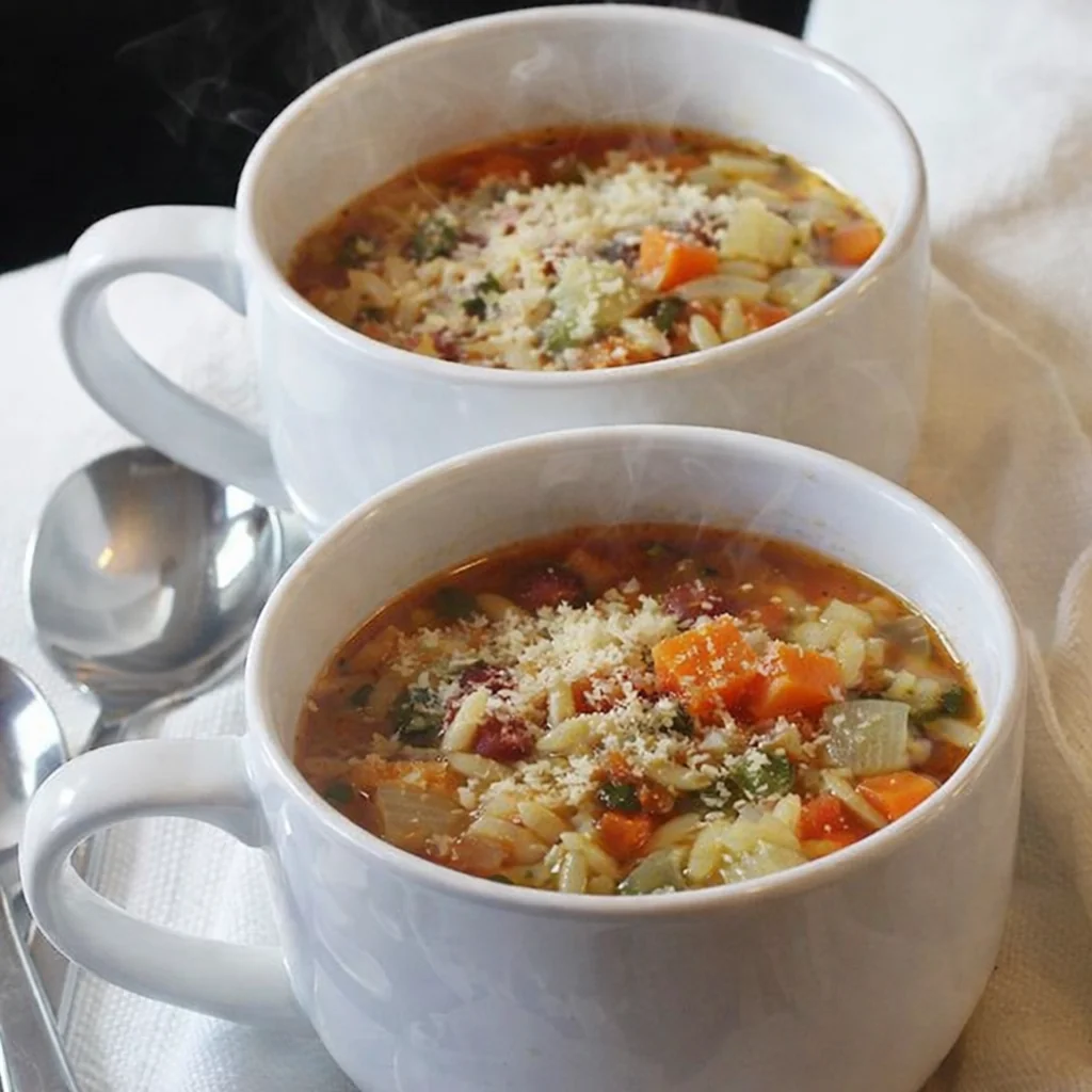 Vegetable Orzo Soup – Easy 30-Minute Meal for a Healthy Dinner 4 Vegetable Orzo Soup