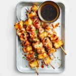 BBQ Pineapple Chicken Kabobs