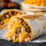 Beefy Melt Burrito