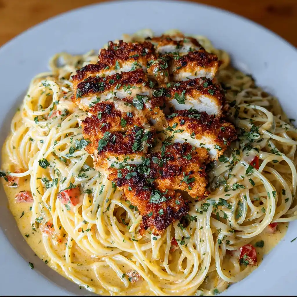 Cajun Chicken Spaghetti – Amazing Creamy Garlic Pasta Recipe 4 Cajun Chicken Spaghetti