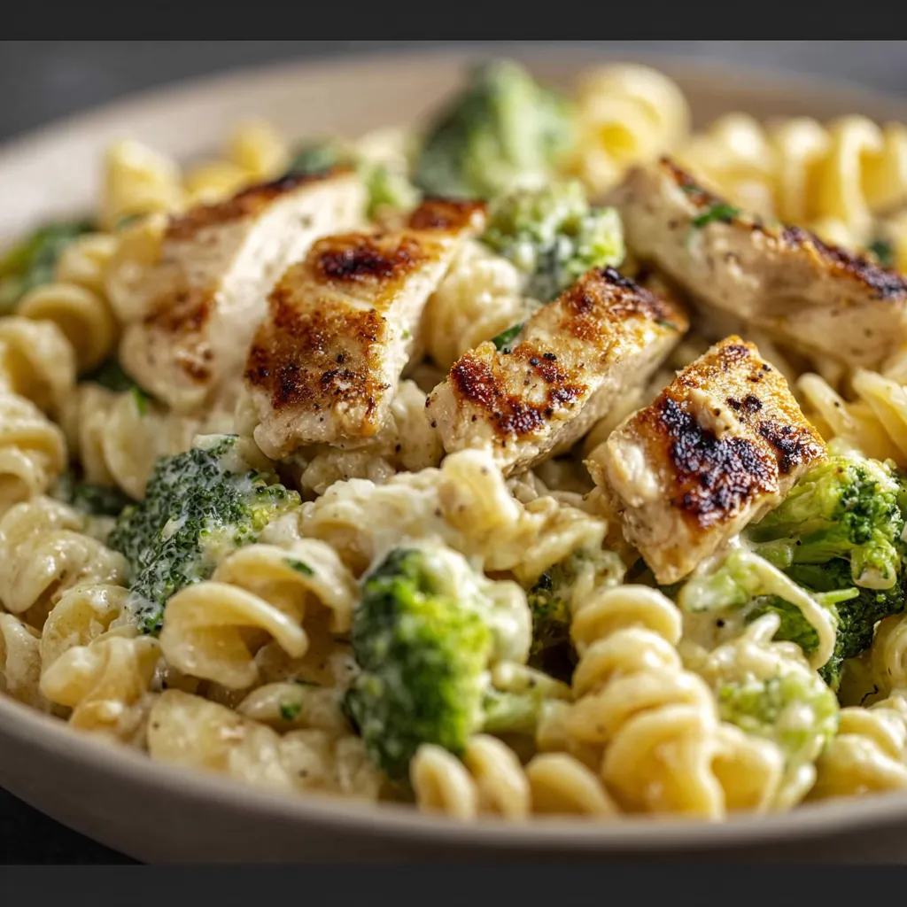 Chicken Broccoli Pasta – Creamy 35 Minute One Pot Dinner 4 Chicken Broccoli Pasta