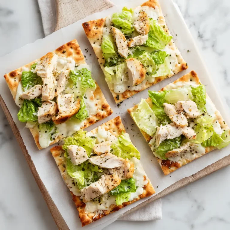 Chicken Caesar Flatbread