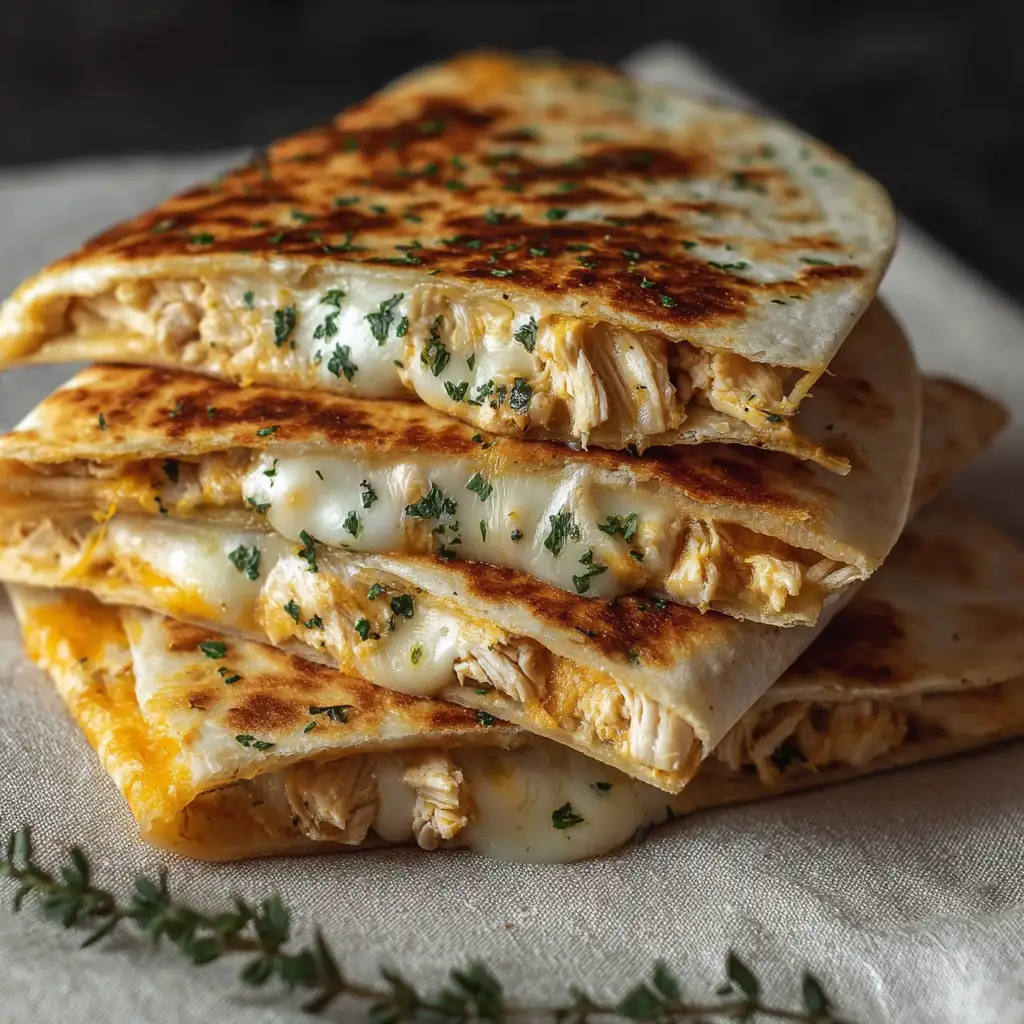 Chicken Ranch Quesadillas