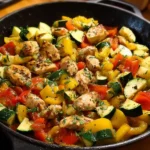 Chicken Zucchini Skillet