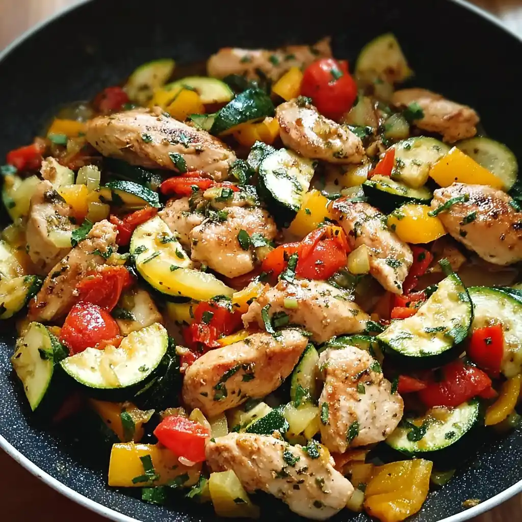 Chicken Zucchini Skillet