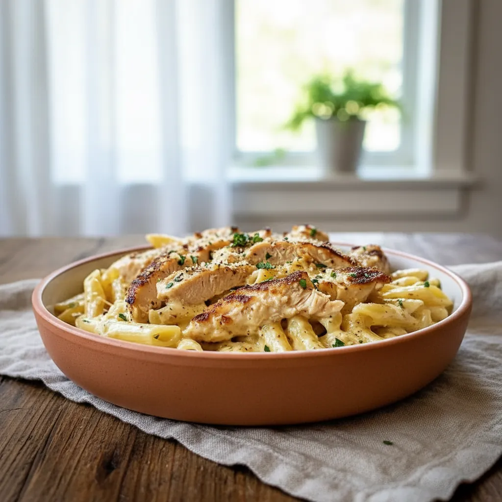 Creamy Rotisserie Chicken Pasta