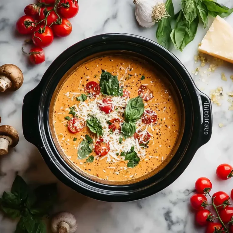 Crock Pot Chicken Parmesan Soup
