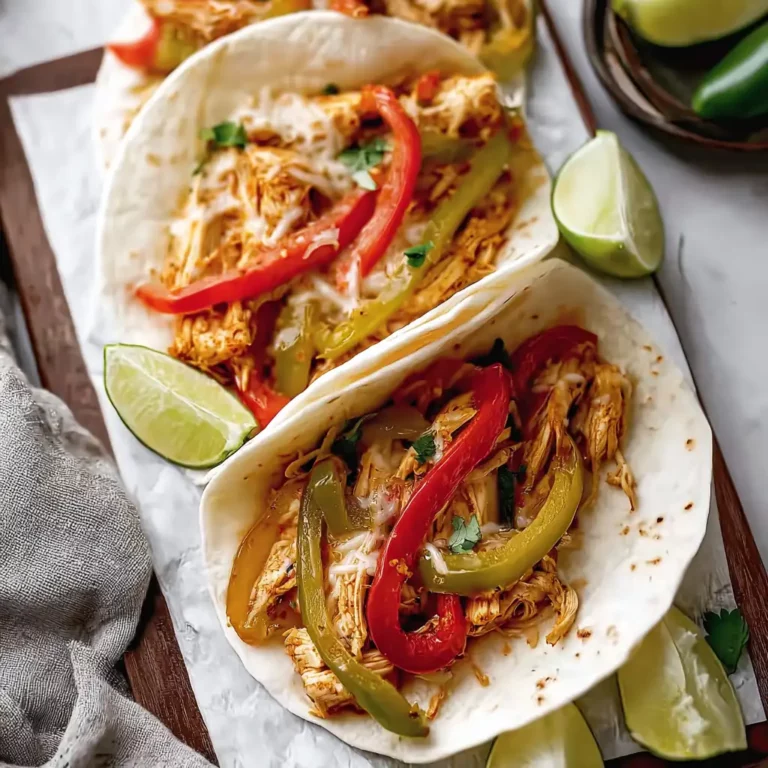 Crockpot Chicken Fajitas