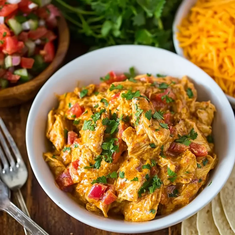 Crockpot Queso Chicken Tacos