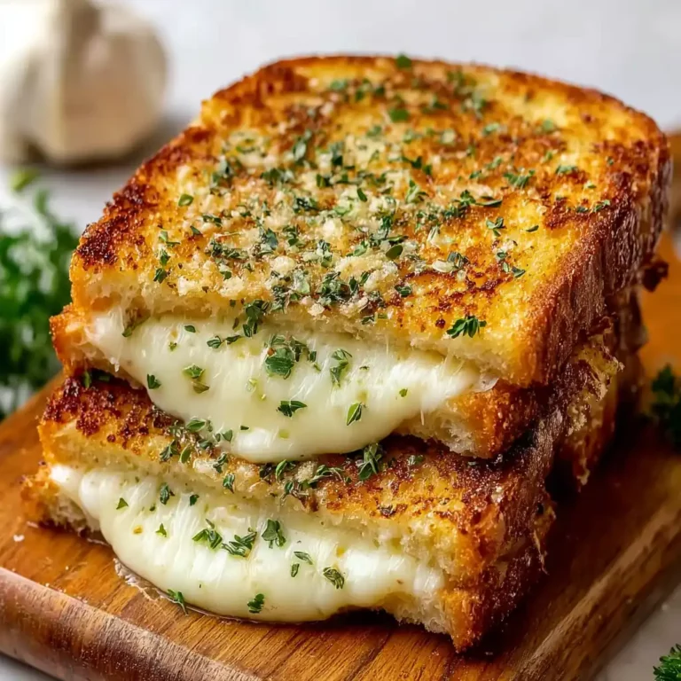Garlic Bread Grilled Cheese