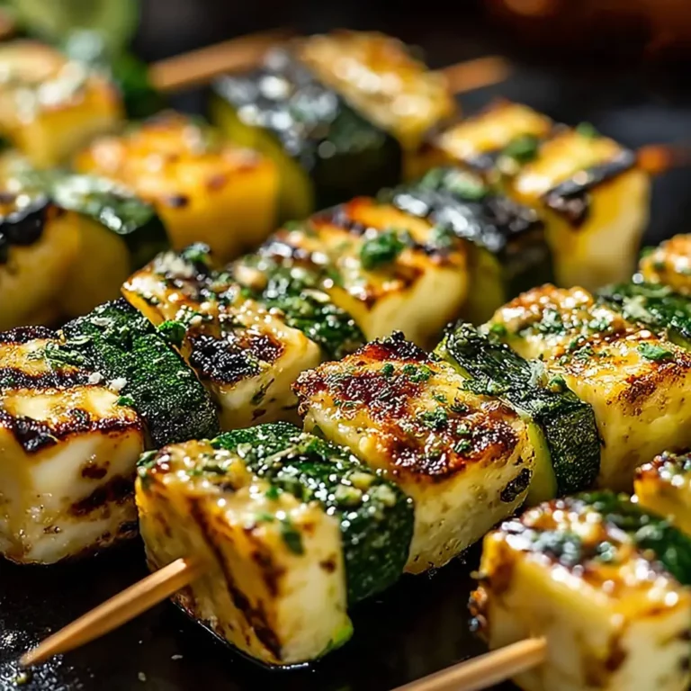 Garlic Butter Zucchini Skewers