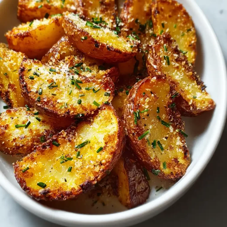Garlic Parmesan Potato Wedges