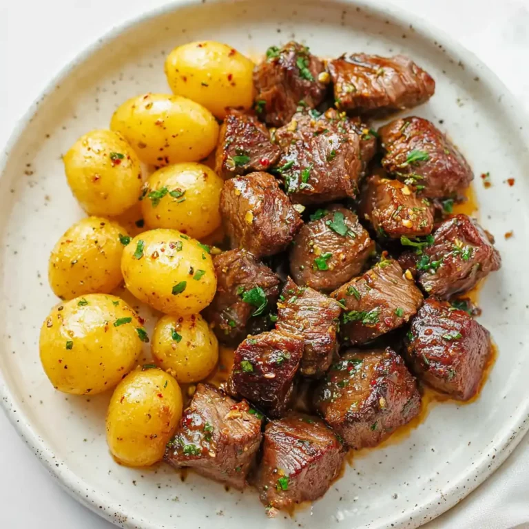 Garlic Steak Bites
