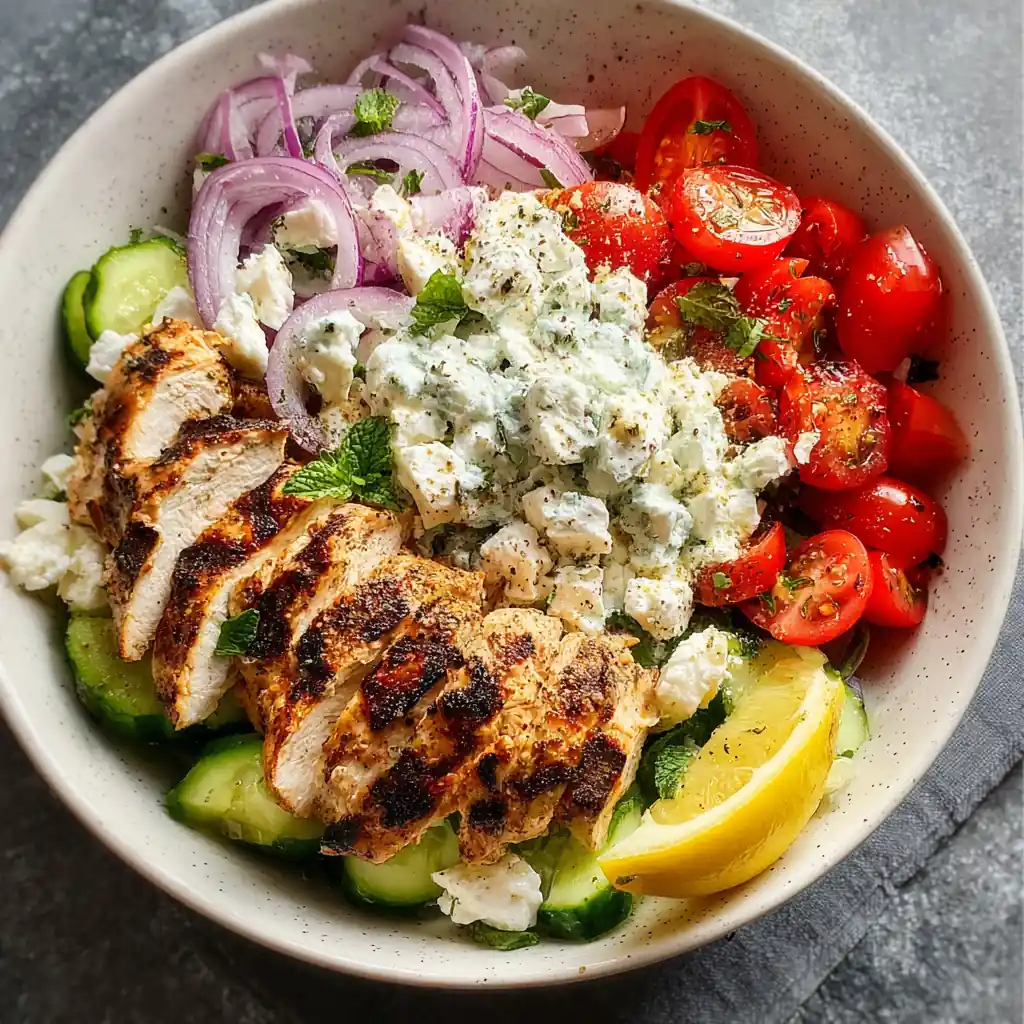 Greek Chicken Bowls