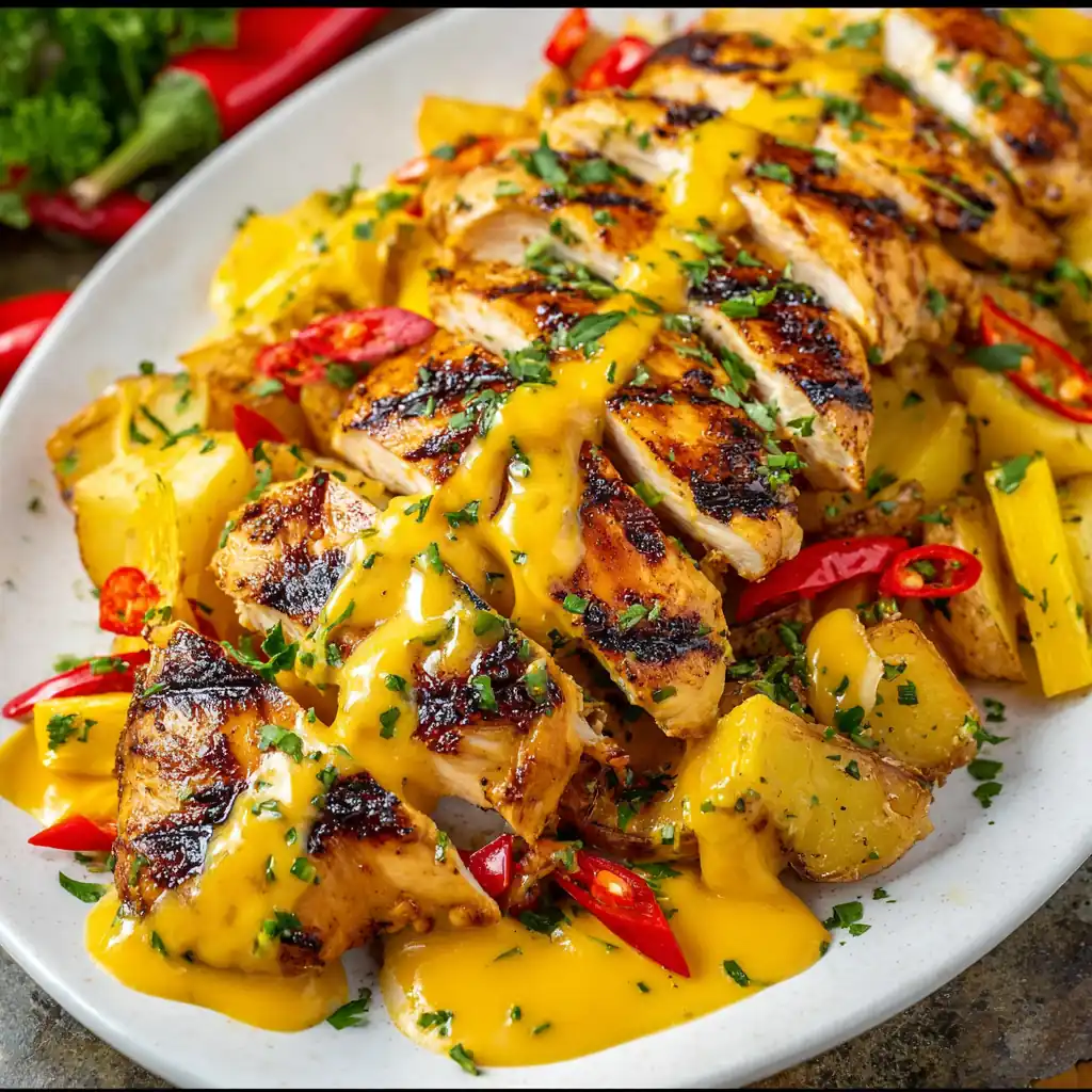 Grilled Mango Pineapple Chicken: Easy Tropical Chicken Recipe 3 Grilled Mango Pineapple Chicken