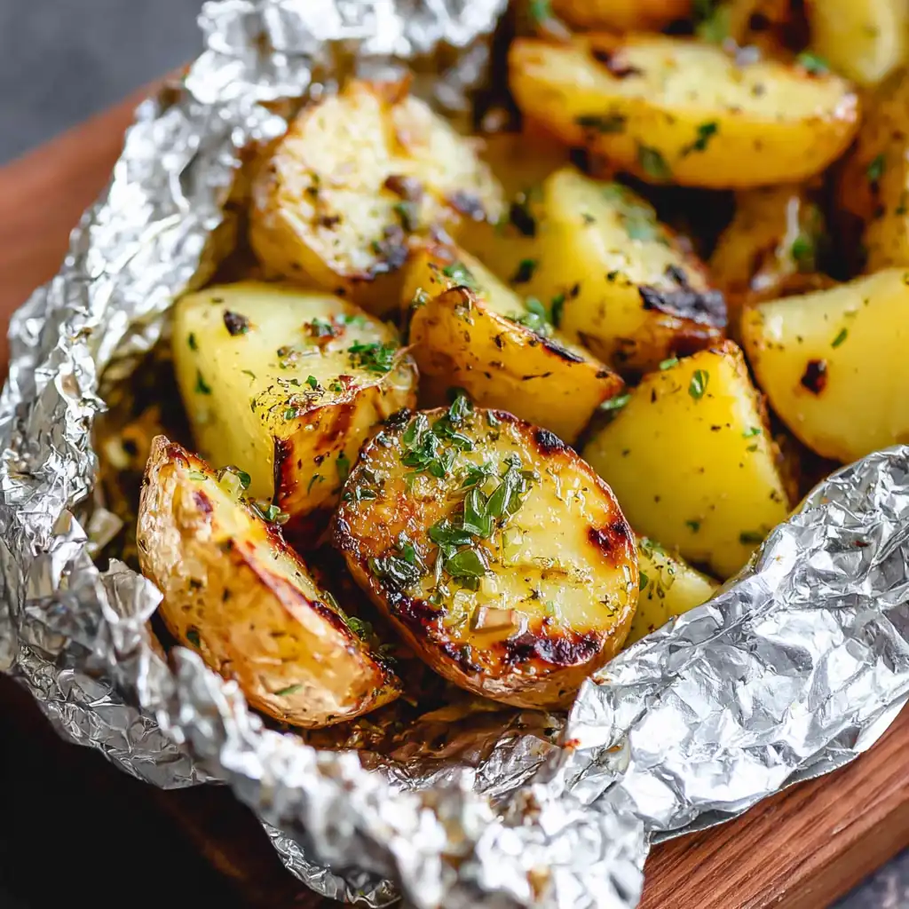 Grilled Potatoes in Foil