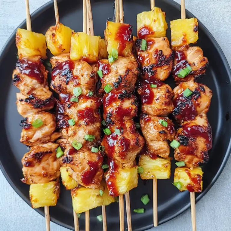 Hawaiian Chicken Skewers