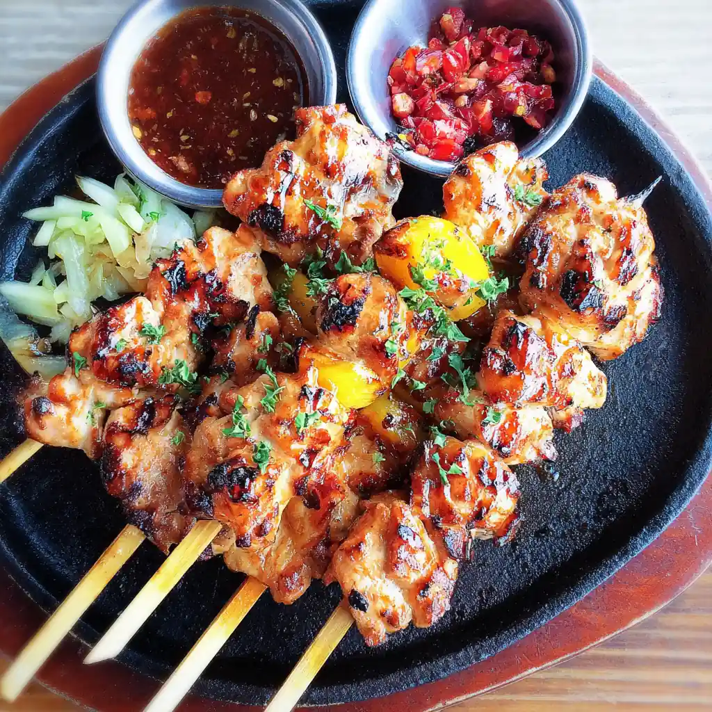 Hawaiian Chicken Skewers