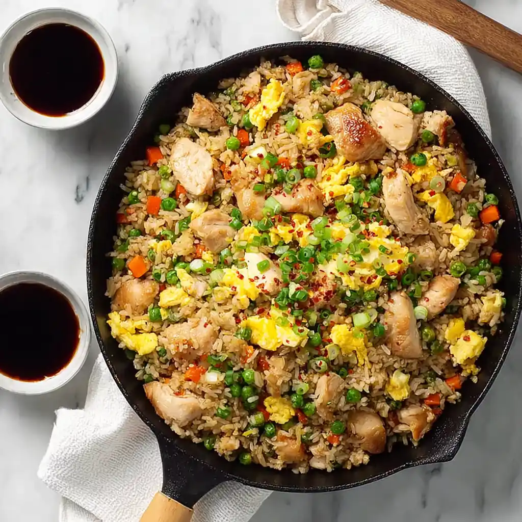 High Protein Chicken Fried Rice
