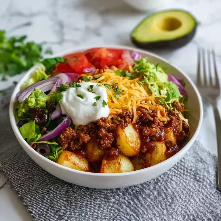 Loaded Potato Taco Bowl
