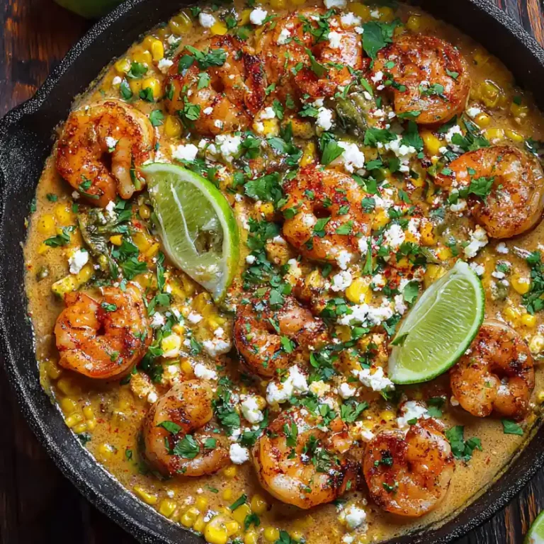 Mexican Street Corn and Shrimp