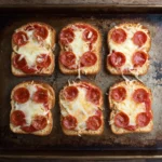 Mini Garlic Toast Pizzas