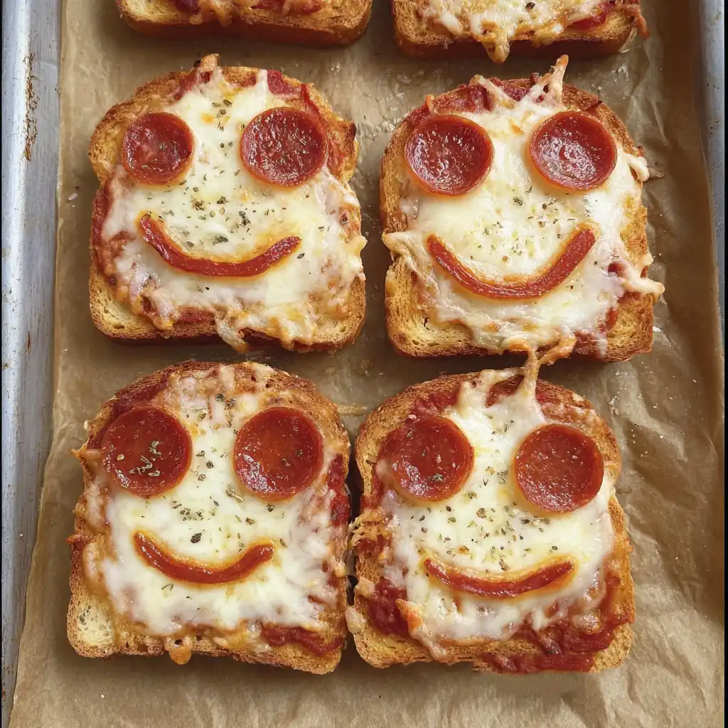 Mini Garlic Toast Pizzas