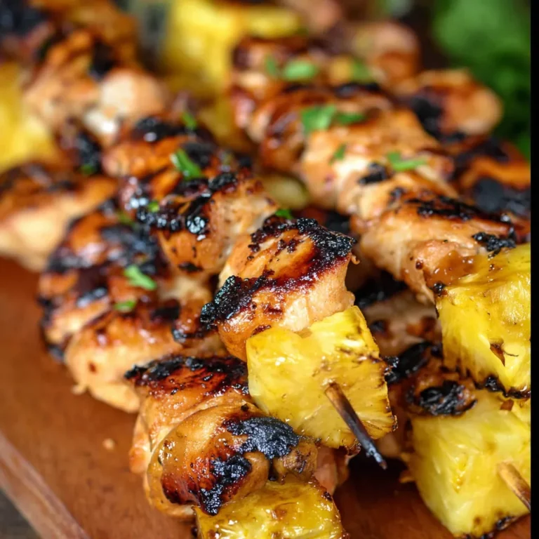 Pineapple Chicken Kebabs