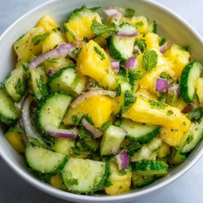 Pineapple Cucumber Salad