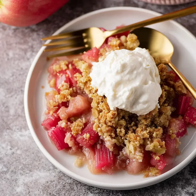 Rhubarb Dump Cake