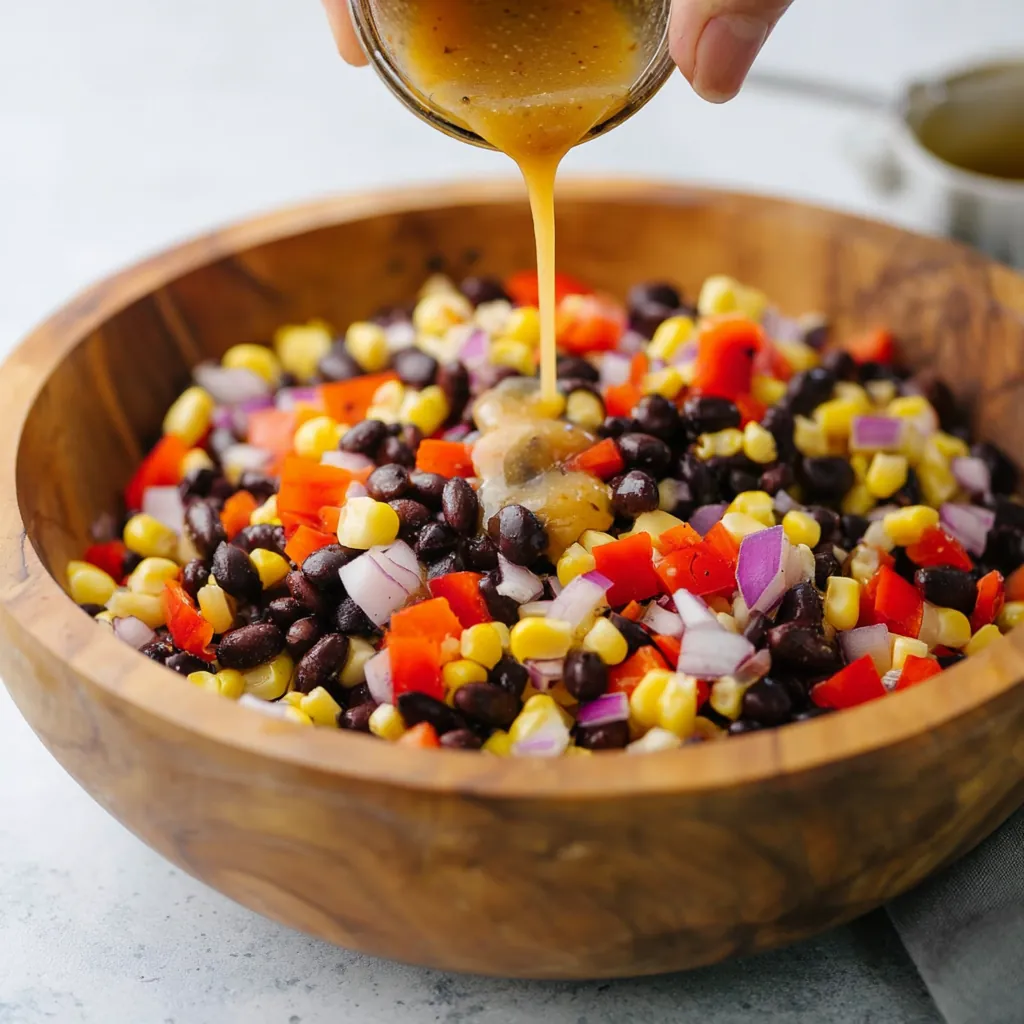 Southwestern black bean salad