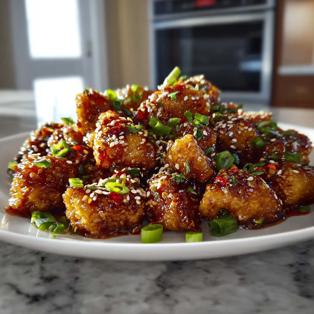 Sticky Honey Garlic Cauliflower