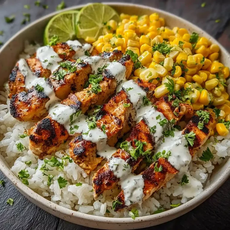 Street Corn Chicken Rice Bowl