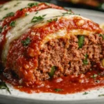 Stuffed Italian Meatloaf