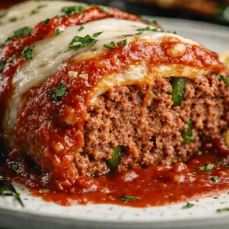 Stuffed Italian Meatloaf