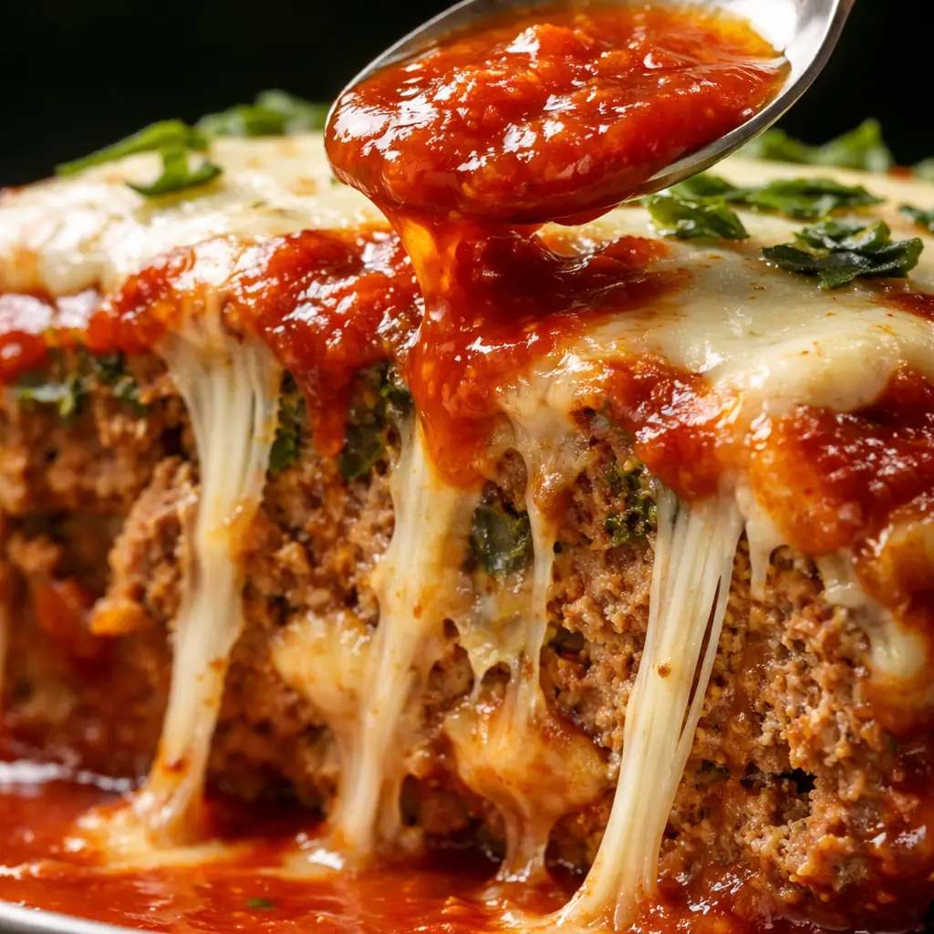 Stuffed Italian Meatloaf
