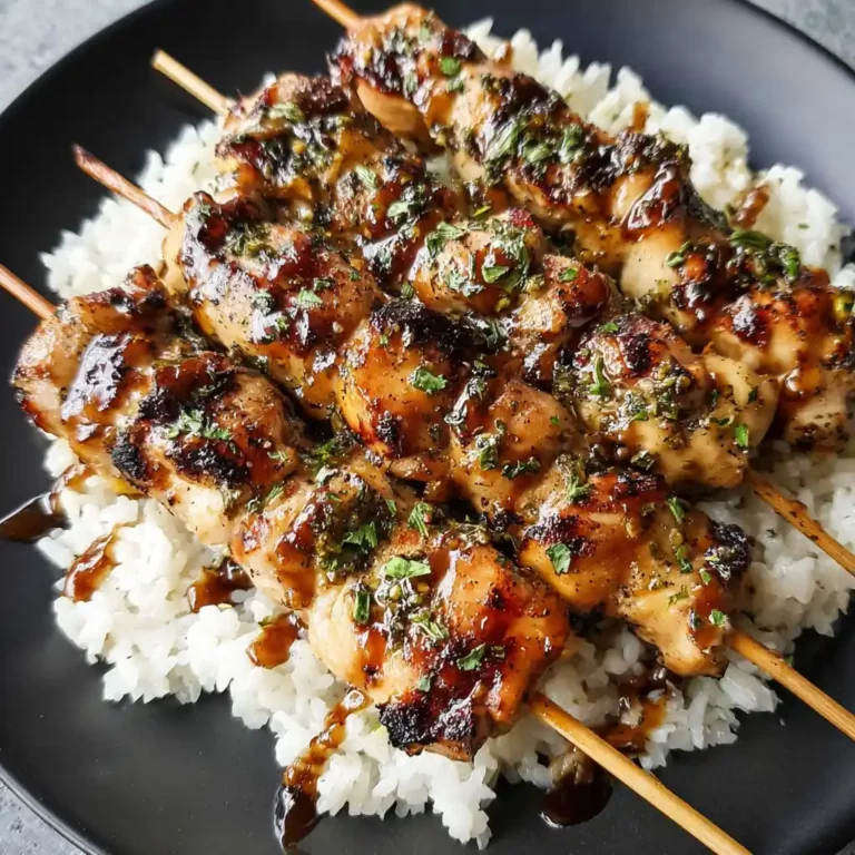 Teriyaki Chicken Skewers
