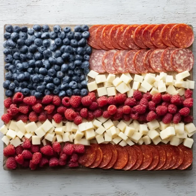 American Flag Charcuterie Board