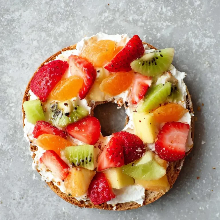 Bagel Fruit Pizzas