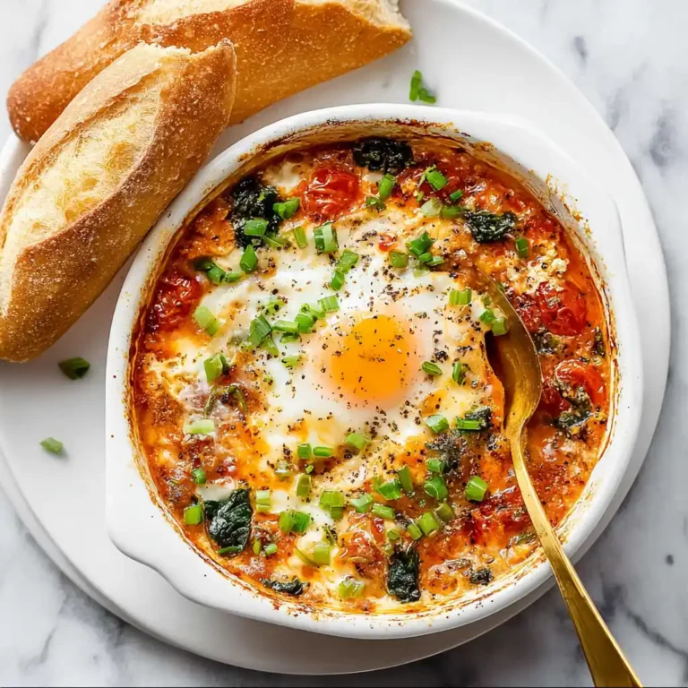 Baked Feta Eggs