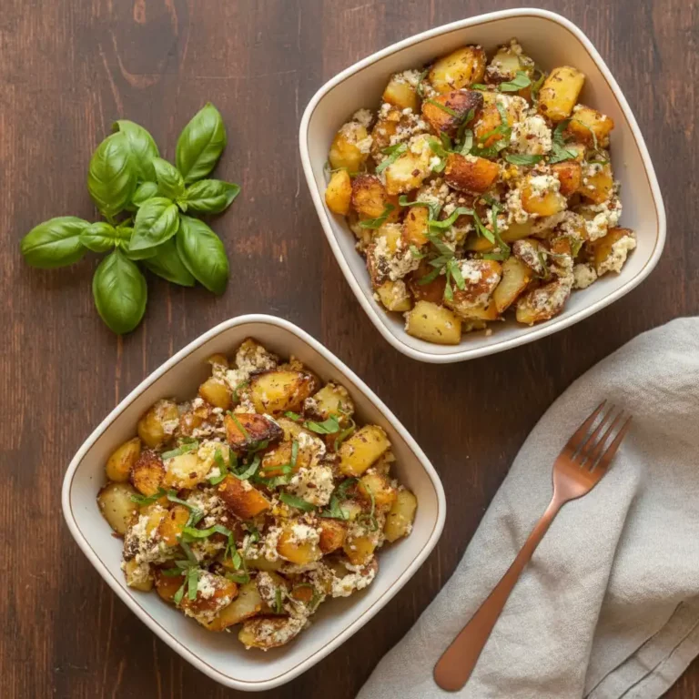 Baked Feta Potatoes