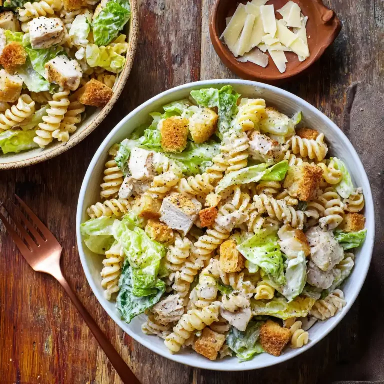 Chicken Caesar Pasta Salad