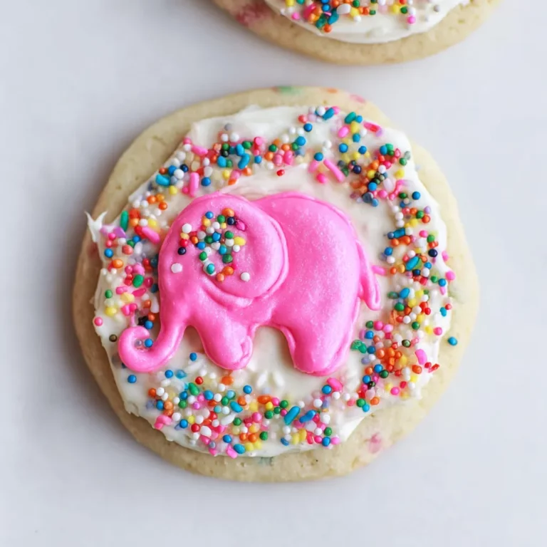 Circus Animal Sprinkle Cookies