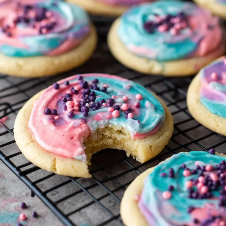 Cotton Candy Crumbl Cookies