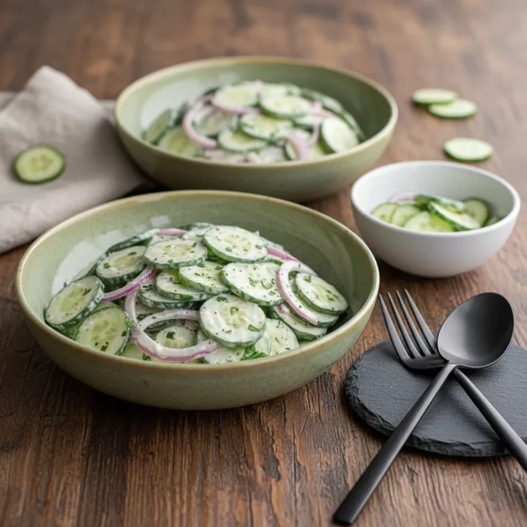 Creamy Italian Cucumber Salad