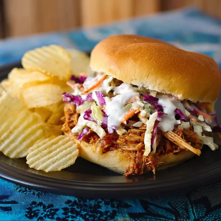 Crock Pot Hawaiian Chicken Sandwiches