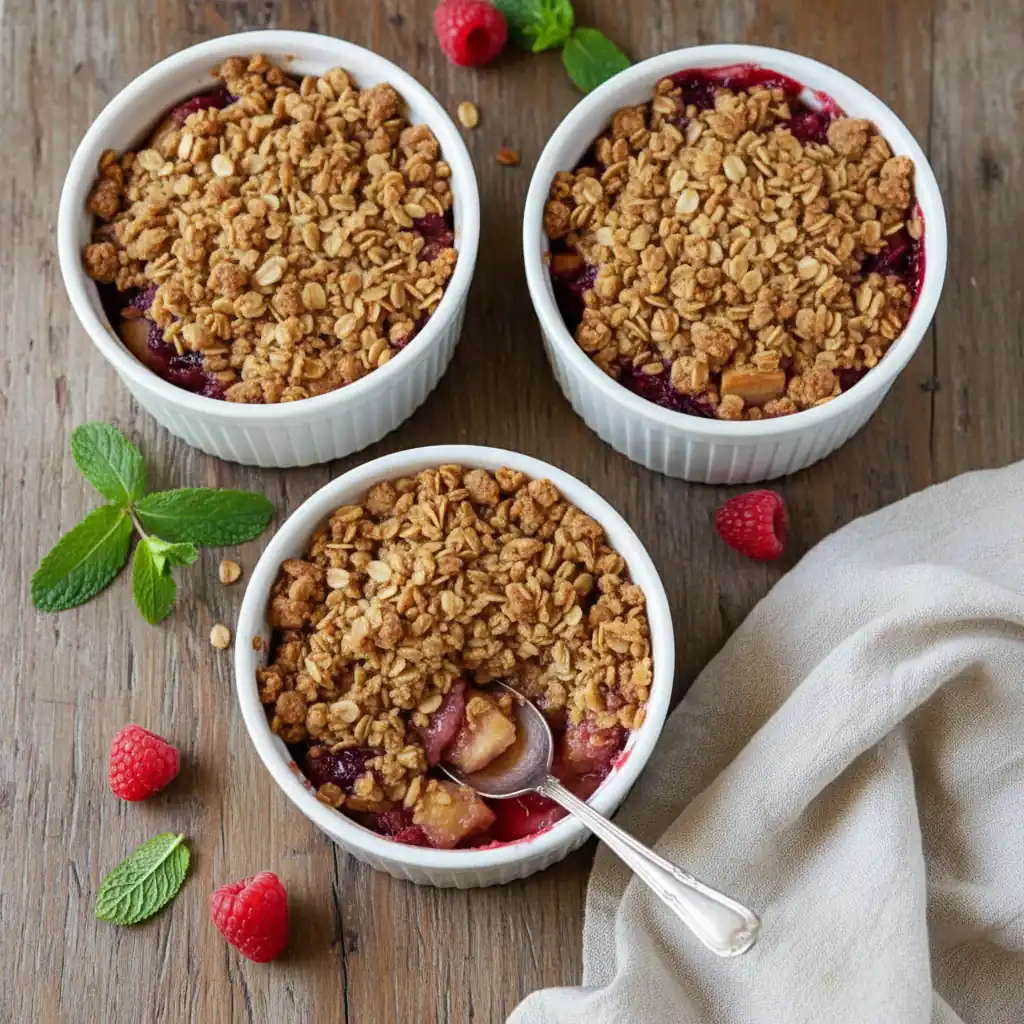 Easy Apple Rhubarb Crisp That Will Make You Crave Spring Desserts 4 Easy Apple Rhubarb Crisp