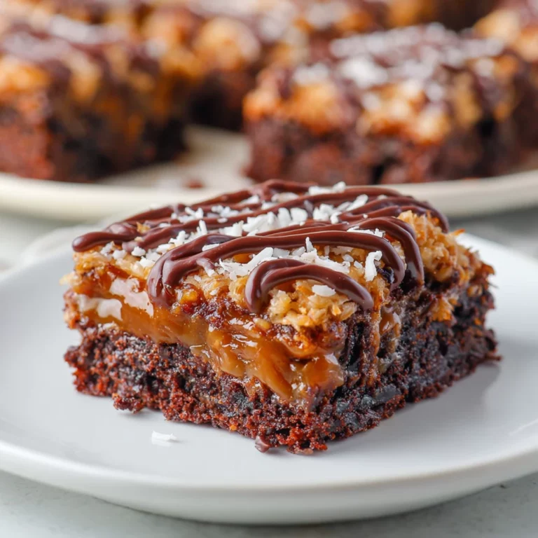 Easy Samoa Brownies