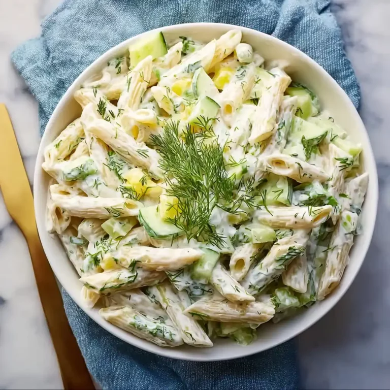 Fresh Cucumber Pasta Salad