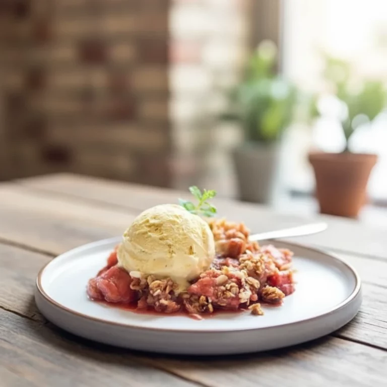 Grandma's Rhubarb Crisp